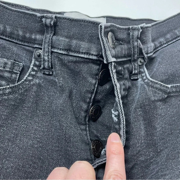 Everlane Black Wash The High Rise Ankle Skinny Denim Size 28 - Picture 4 of 10